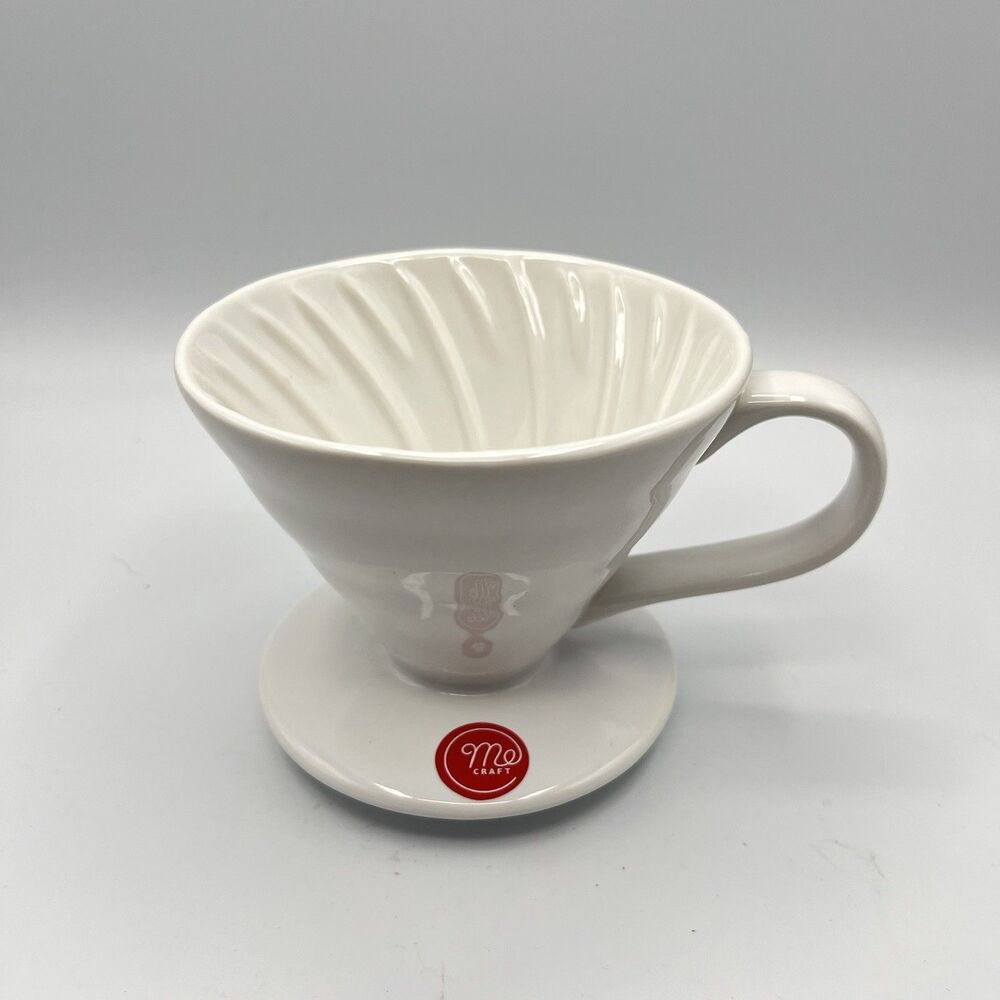 Hario V60 ceramic Coffee Dripper 02 White pour-over handmade in Japan